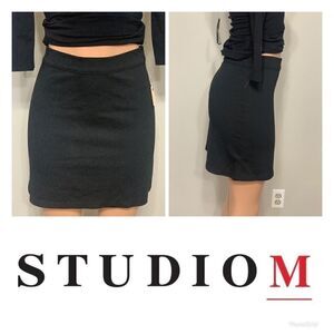 Black A-line skirt. NWT